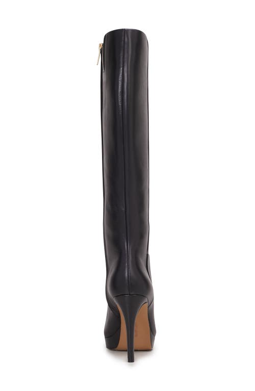 Vince Camuto Valeria Knee High Platform Boot In Black