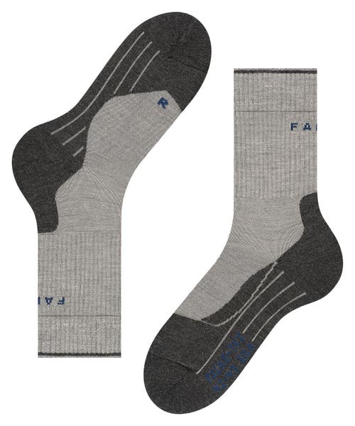 Falke Tk2 Explore Wool Silk Hiking Socks In Animal Print