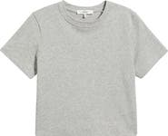 FRAME The Heather Boxy Crop T-Shirt