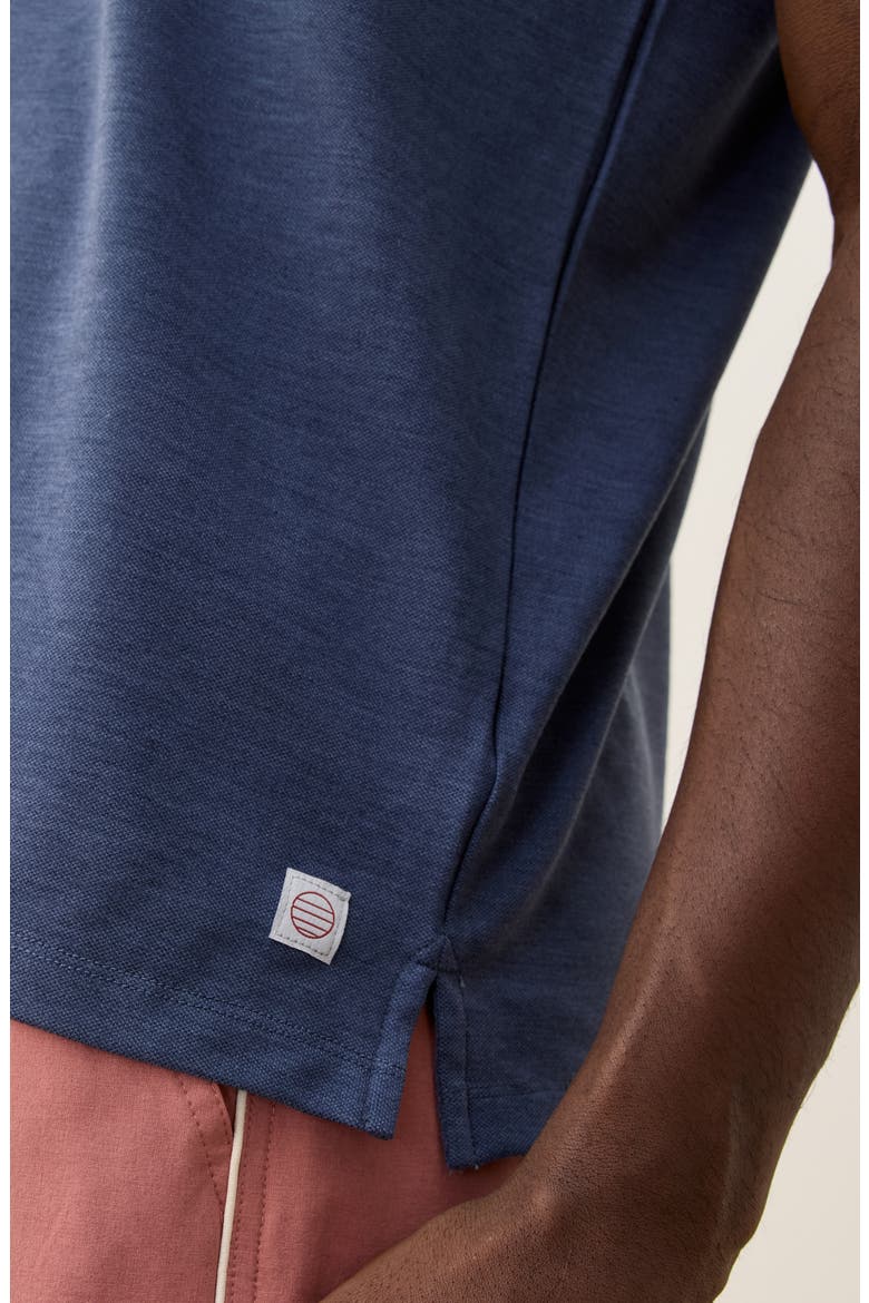 Air Pocket Performance Polo, Alternate, color, VINTAGE INDIGO