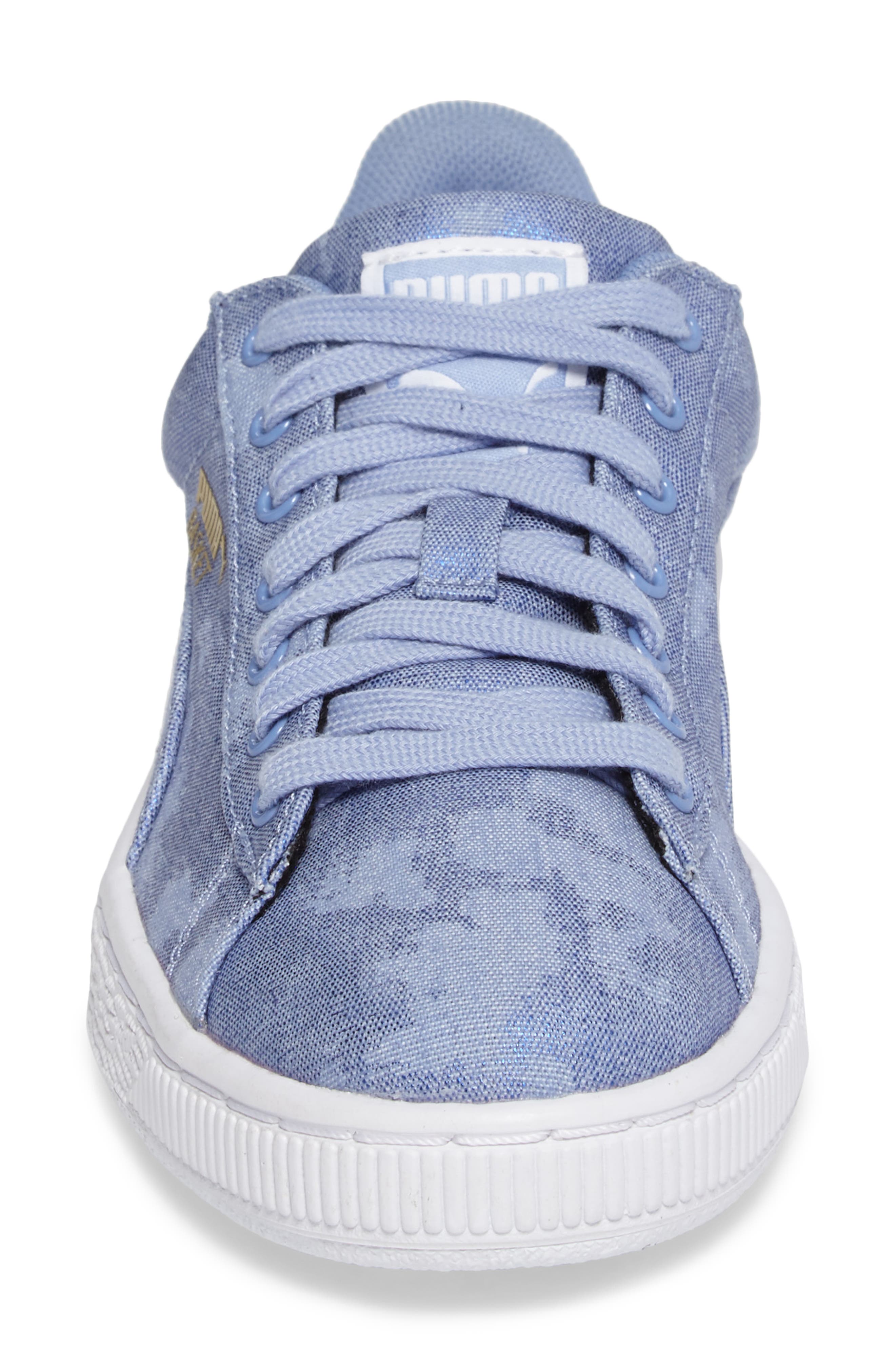 'Basket' Sneaker, Alternate, color, LAVENDAR LUSTRE/ PUMA WHITE