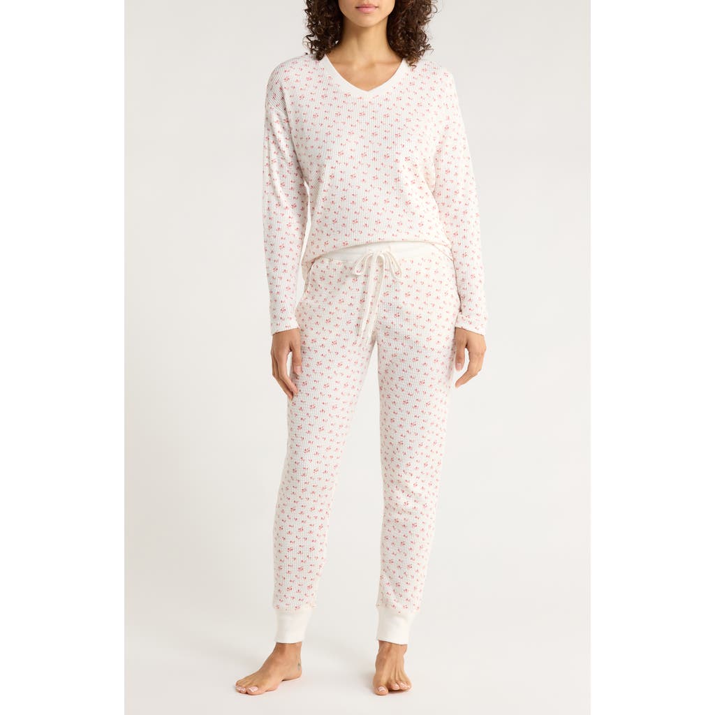 Papinelle Super Soft Thermal Knit Pajamas In Neutral