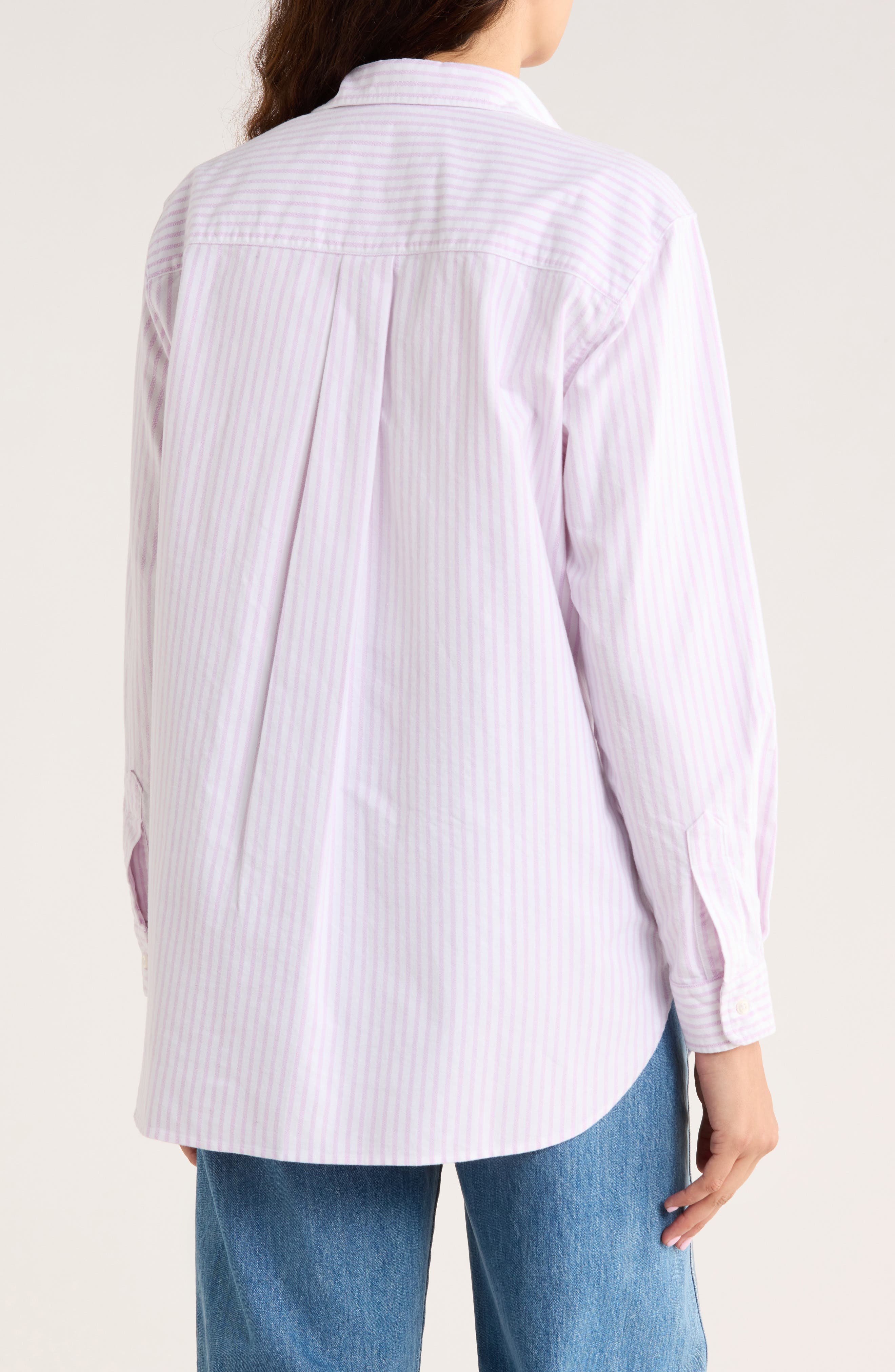 Joedy Boyfriend Cotton Button-Up Shirt - image 2