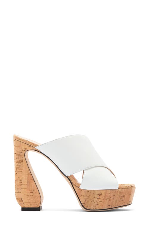 SERGIO ROSSI SERGIO ROSSI PLATFORM CORK WRAP SANDAL