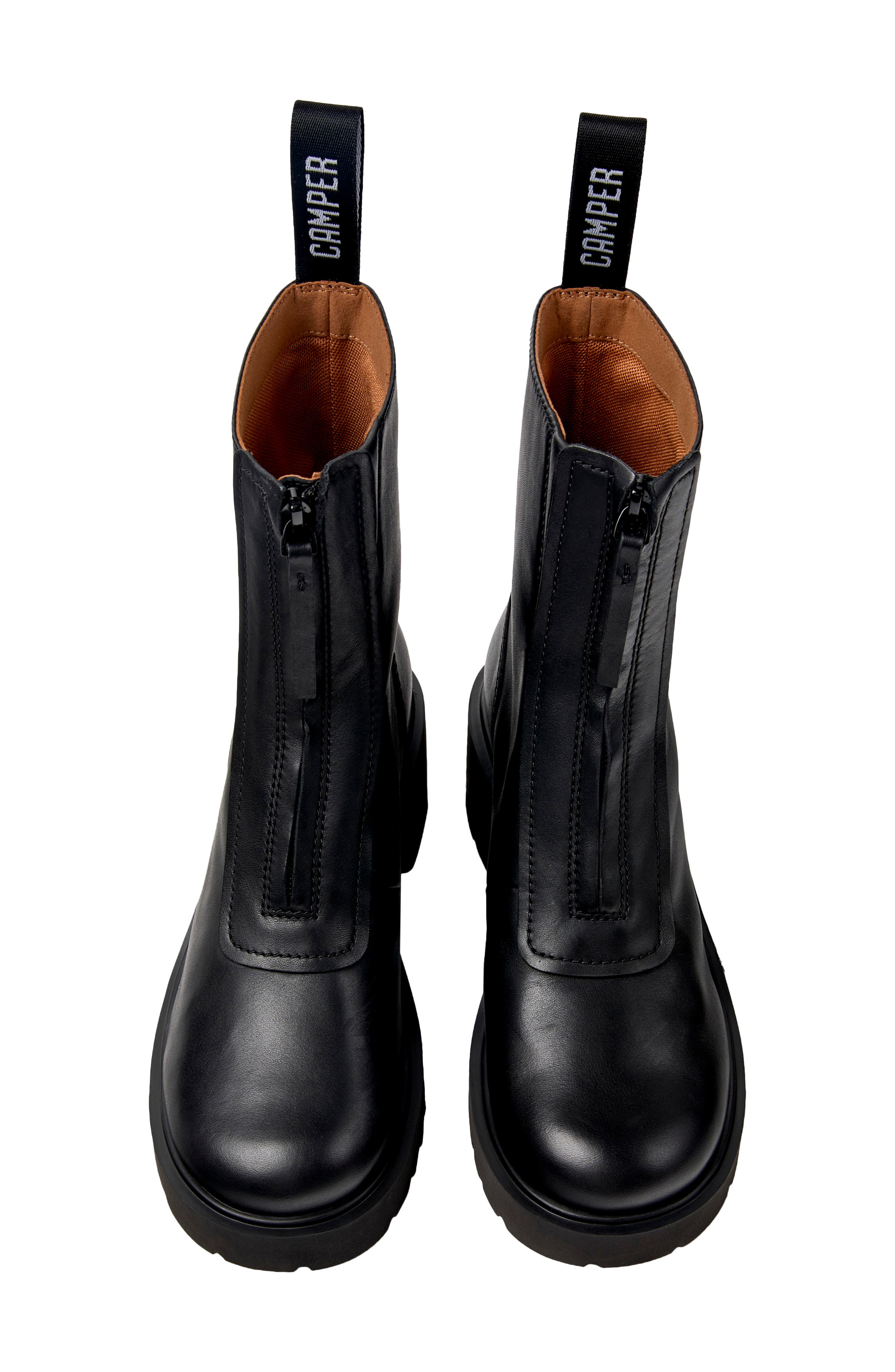 Camper Milah Zip Boot, Alternate, color, Black