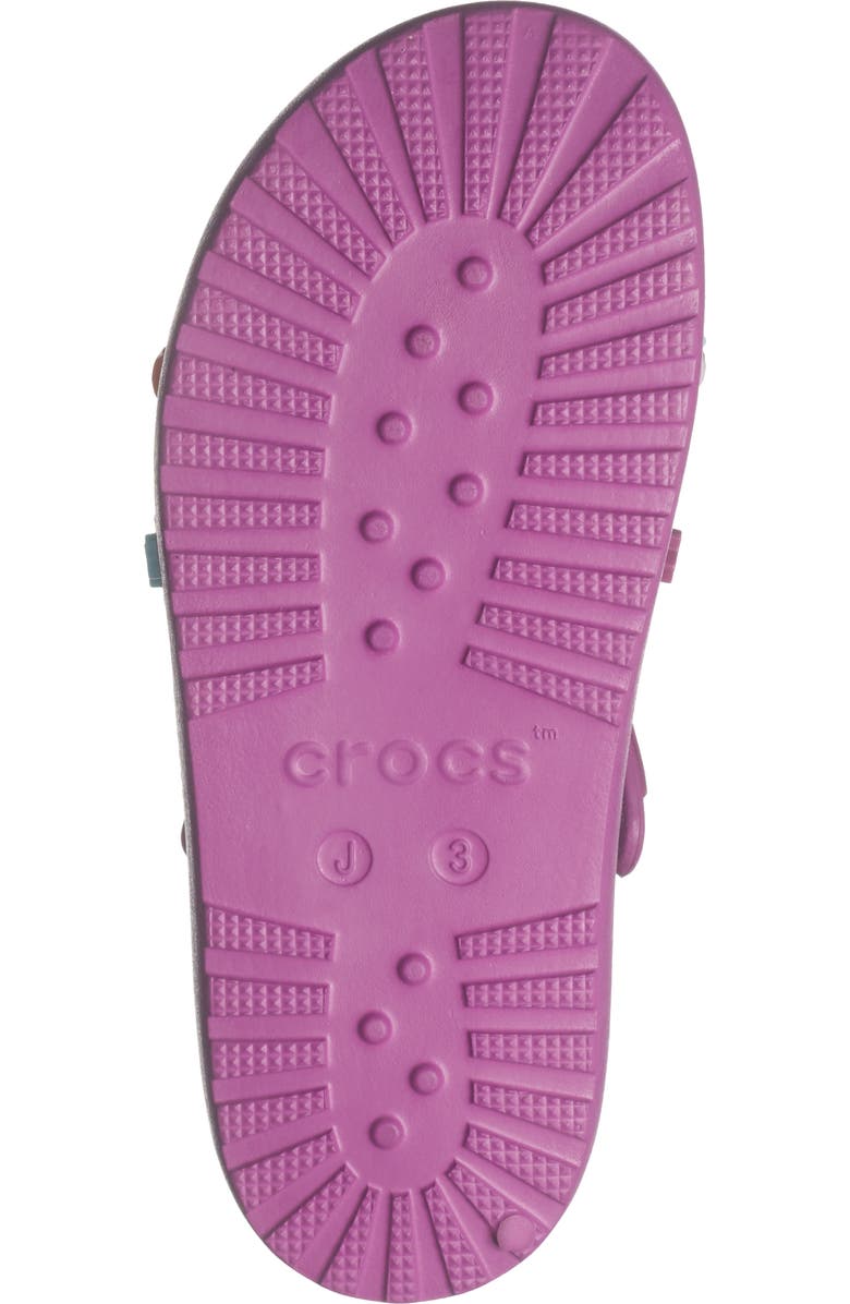 CROCS Kids' Beaded Fisherman Clog, Alternate, color, Grapeberry