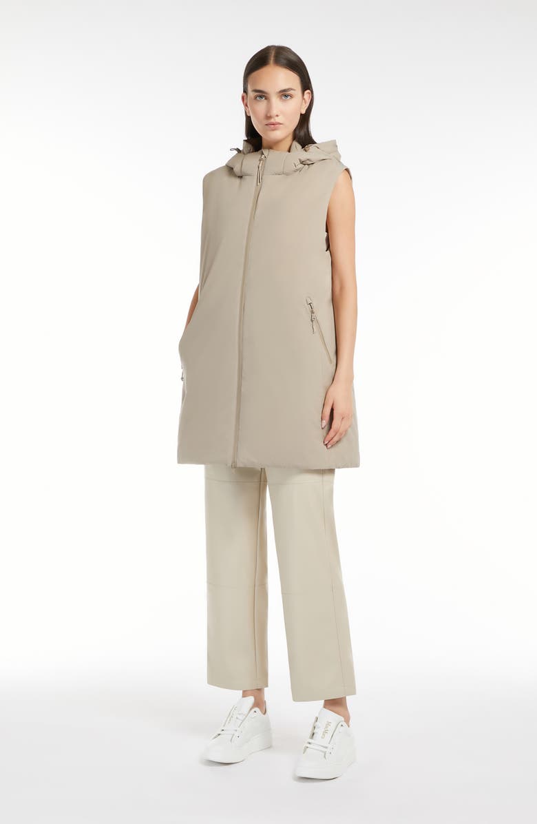 Max Mara Leisure Struzzo Straight Leg Faux Leather Pants, Alternate, color, 