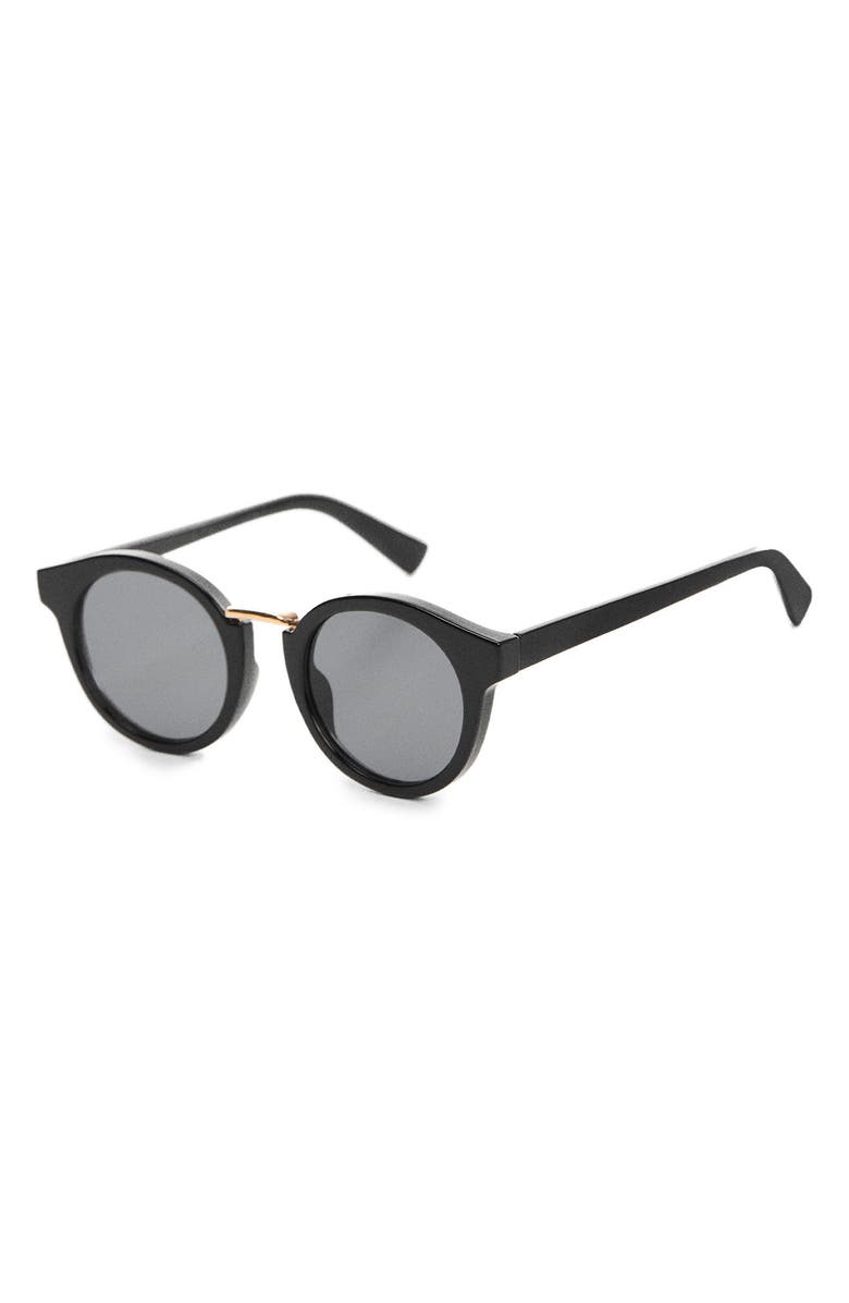 MANGO Metal Bridge Sunglasses, Alternate, color, 