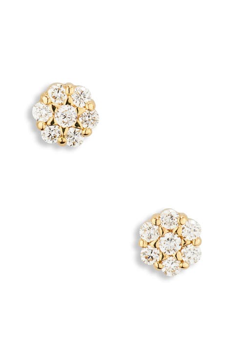 Icon Diamond Flower Stud Earrings (Nordstrom Exclusive)