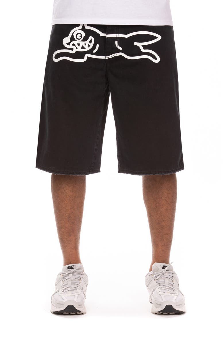 Fenton 5-Pocket Cotton Twill Shorts, Main, color, BLACK