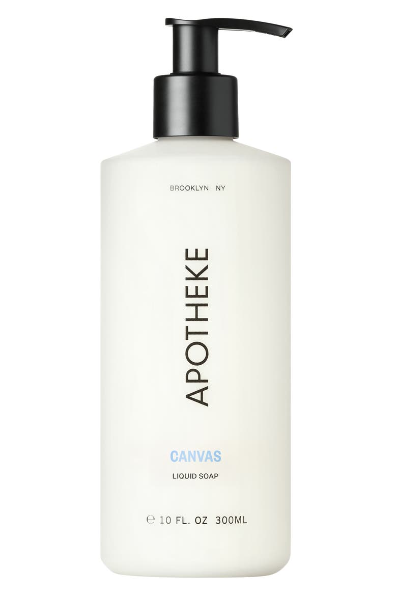 Canvas Liquid Soap, Main, color, WHITE