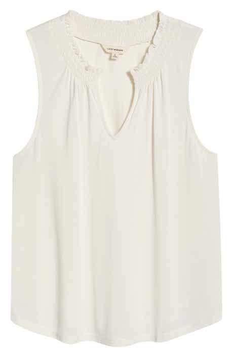 Sandwash Smock Detail Knit Top