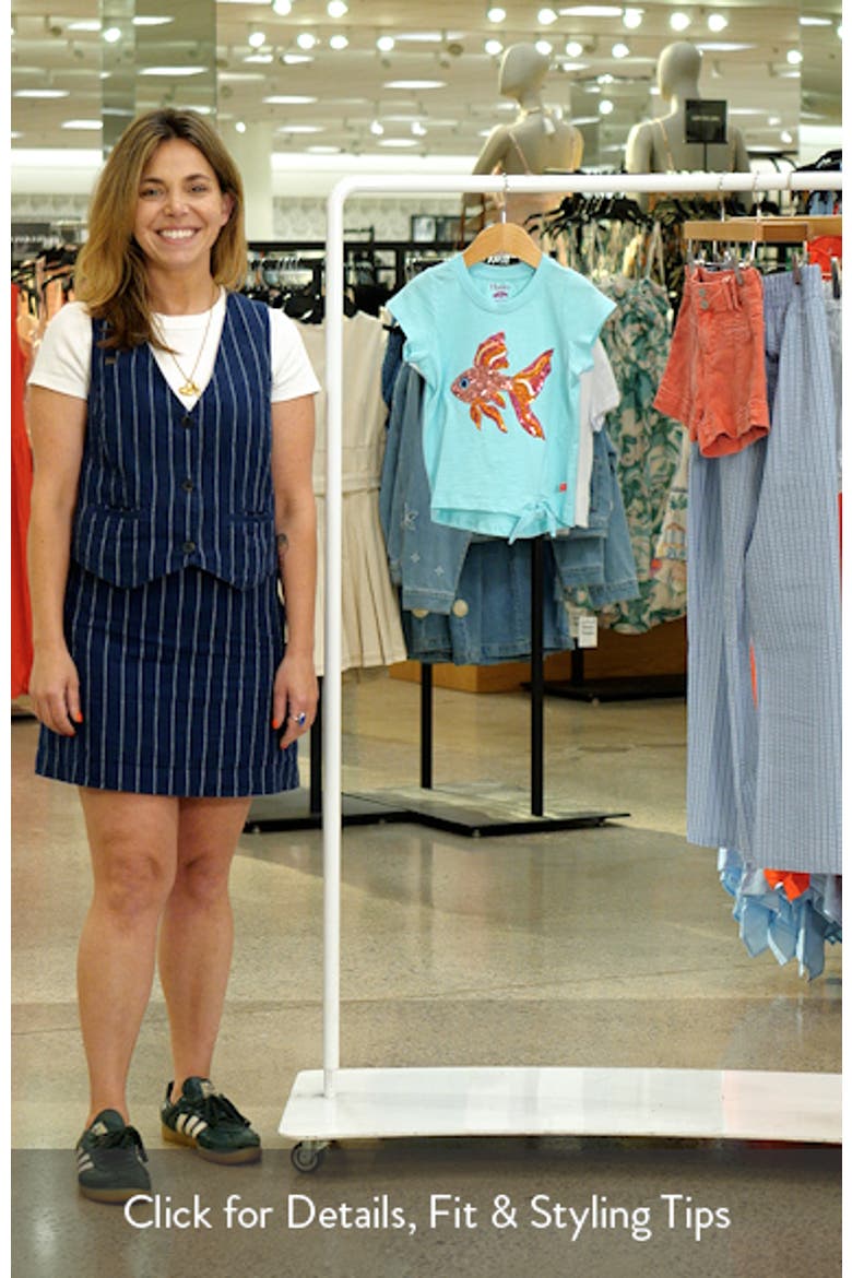 Kids' Tropical Fish Front Tie Top video