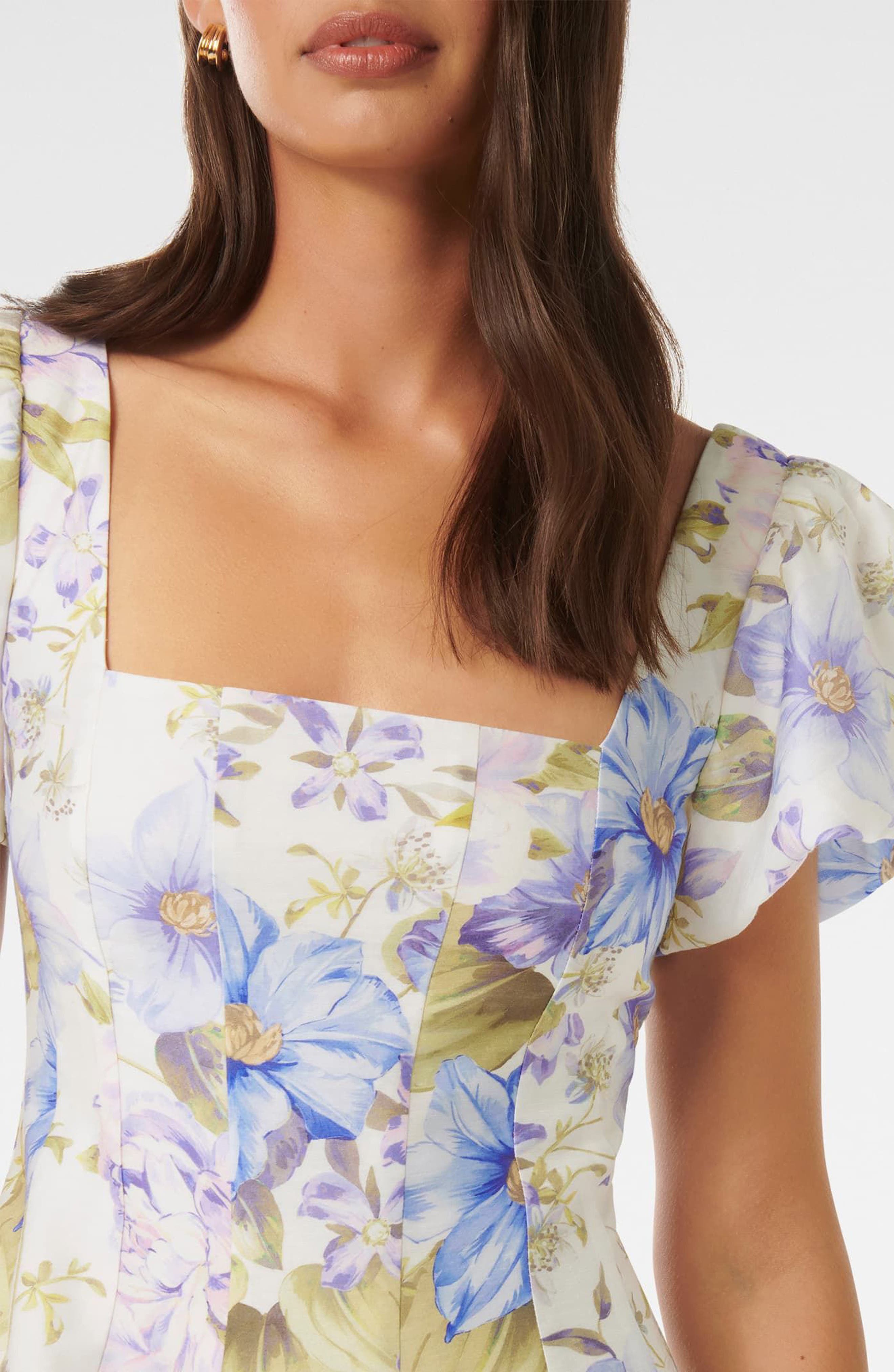 Ever New Josie Floral Print Minidress | Nordstrom