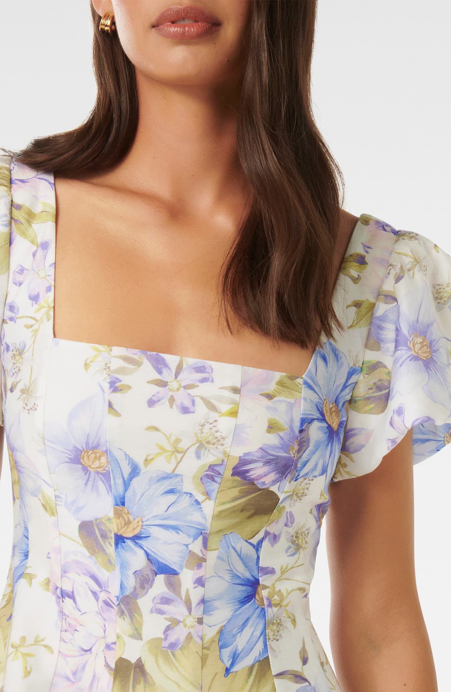 Ever New Josie Floral Print Minidress | Nordstrom