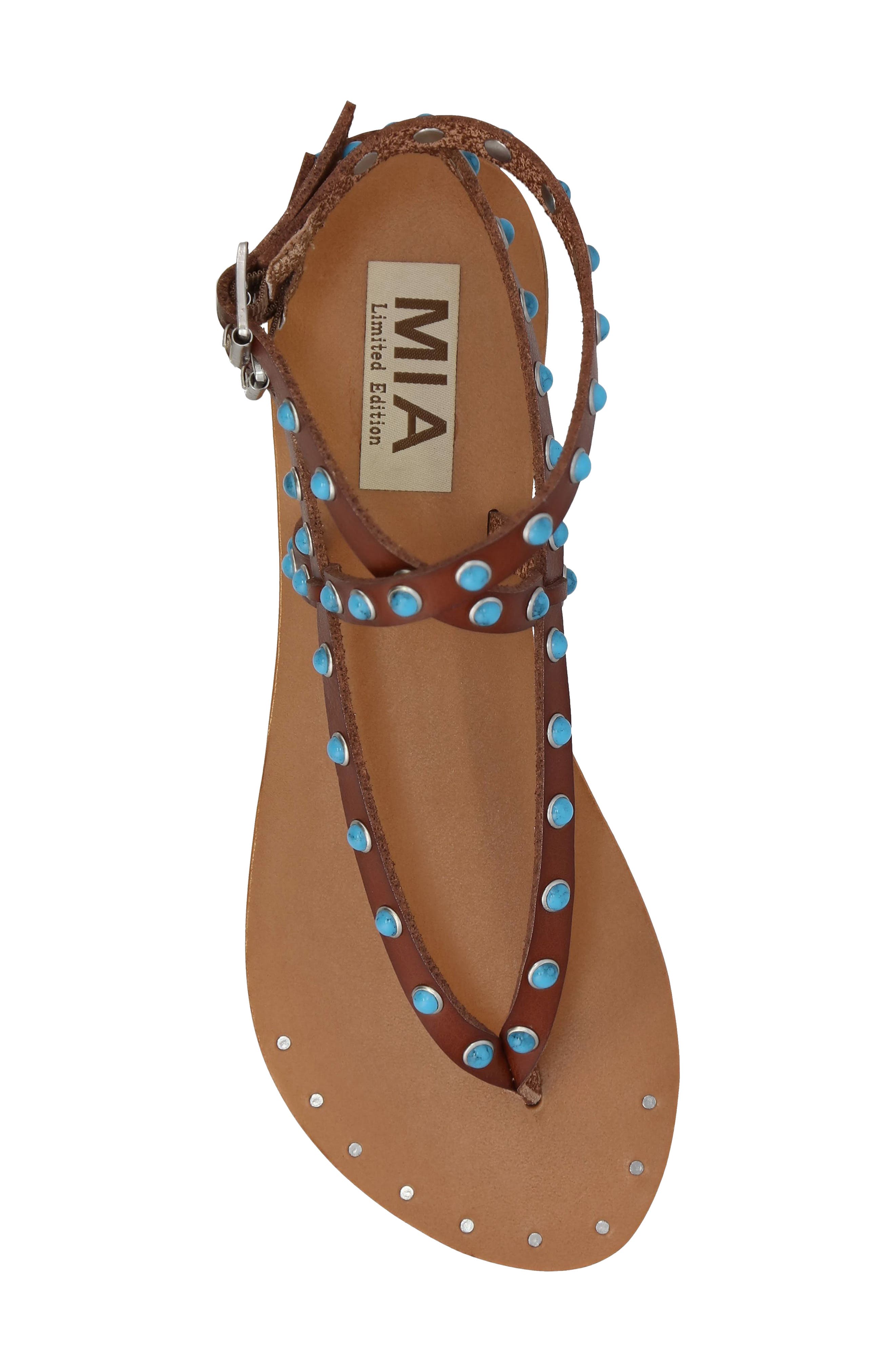 MIA Tahira Sandal, Alternate, color, Cognac