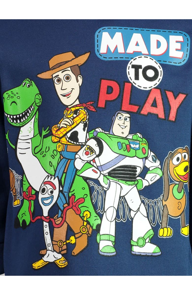 Disney Toy Story Buzz Lightyear Fleece Hoodie & Pants Set, Alternate, color, Navy / Grey