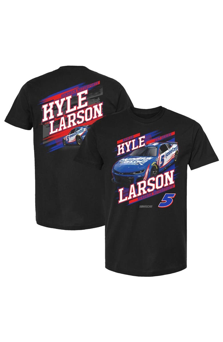 HENDRICK MOTORSPORTS TEAM COLLECTION Men's Hendrick Motorsports Team Collection Black Kyle Larson HendrickCars.com Car T-Shirt, Main, color, Black