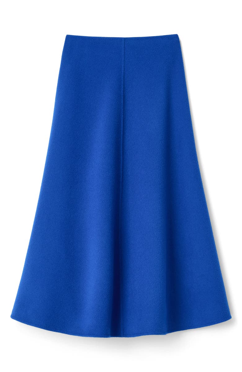 Lafayette 148 New York Double Face Wool & Cashmere Flare Skirt, Alternate, color, Galaxy Blue