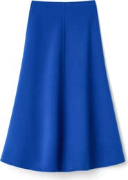 Lafayette 148 New York Double Face Wool & Cashmere Flare Skirt