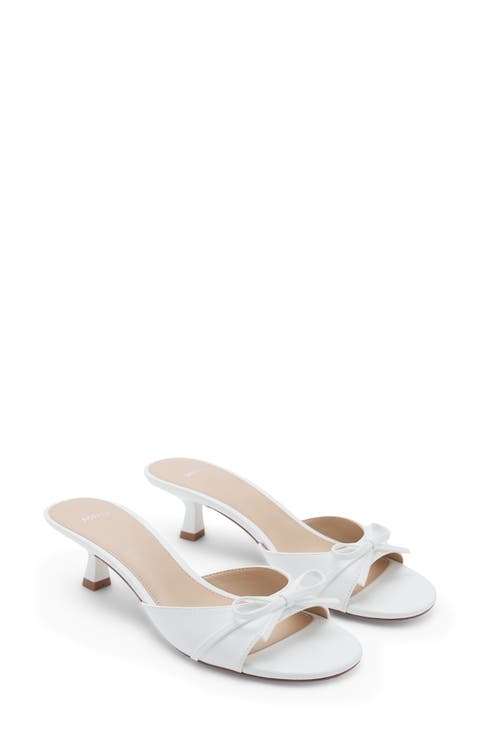 Kitten Heel Slide Sandal (Women)