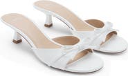 MANGO Kitten Heel Slide Sandal