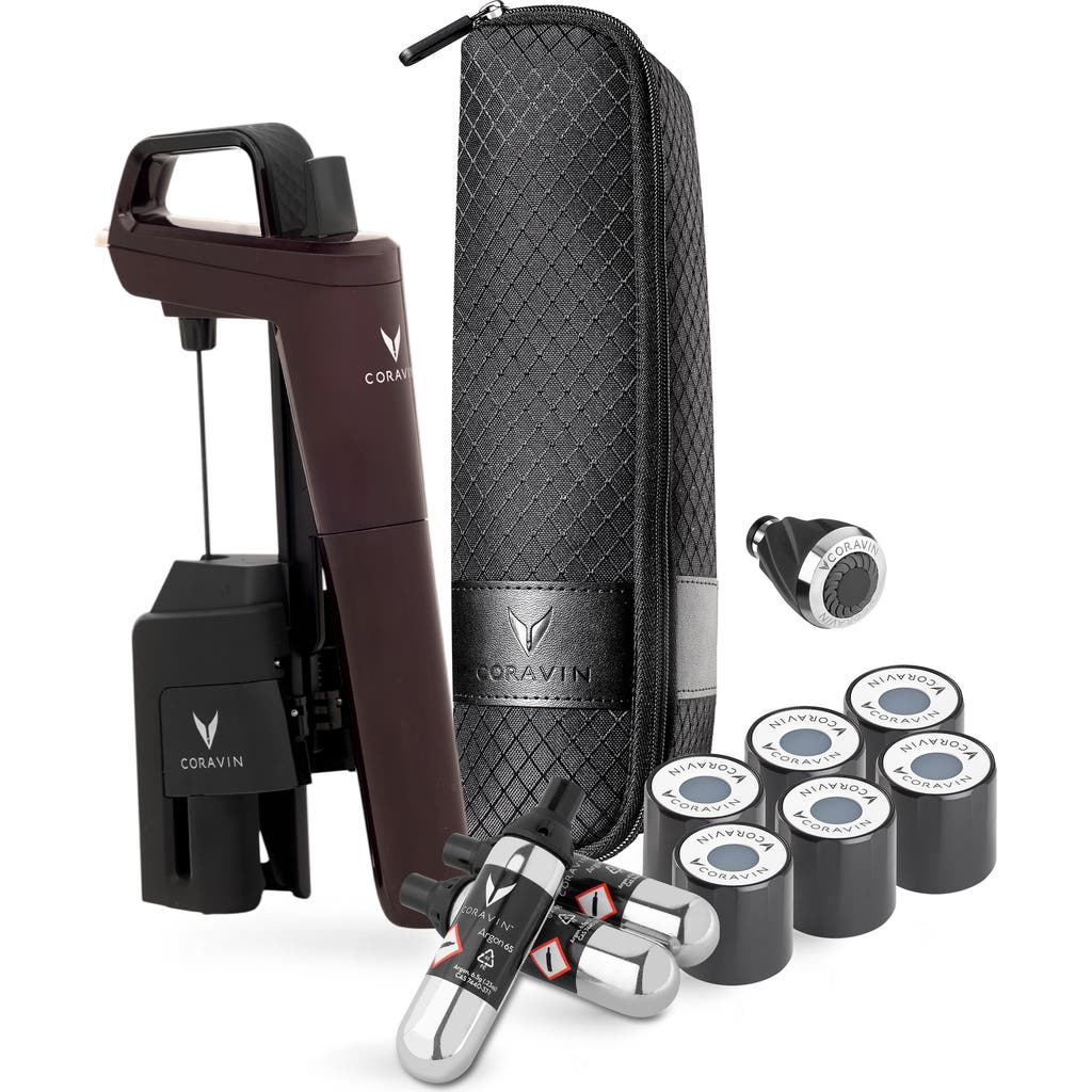 Coravin Timeless™ Six+ Wine By-the-glass Wine Preservation System In Black