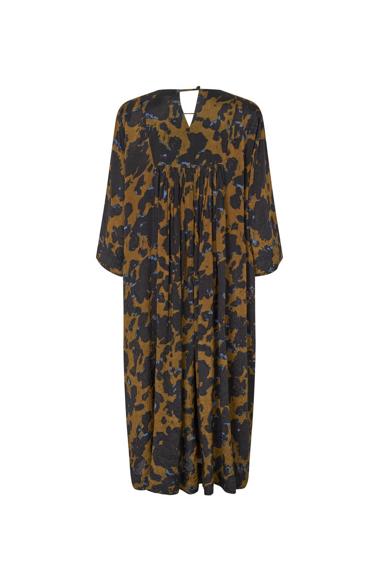 Masai Copenhagen MaNadyne V-Neck A-Shape Midi Dress, Alternate, color, Breen