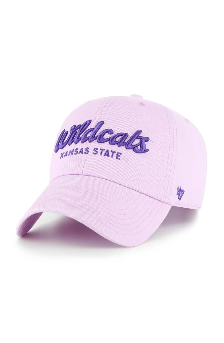'47 Men's '47 Light Purple Kansas State Wildcats Vault Clean Up Adjustable Hat, Main, color, Light Purple