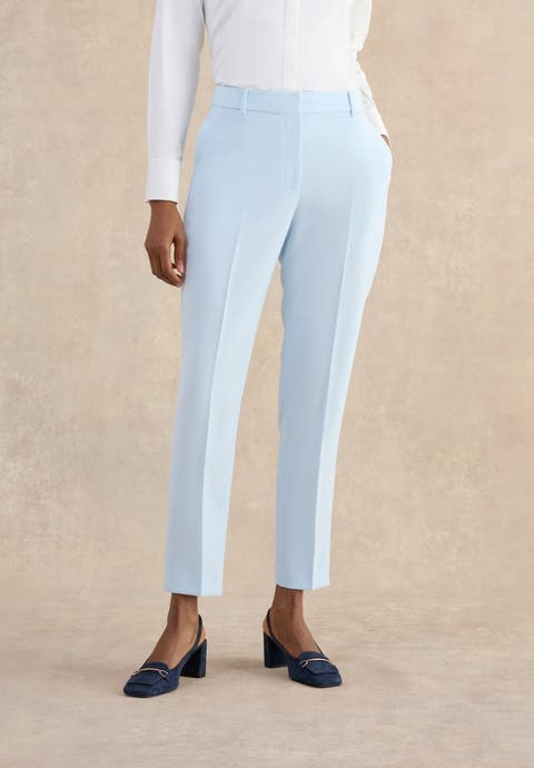 Keighley High Waisted Slim Leg Trousers
