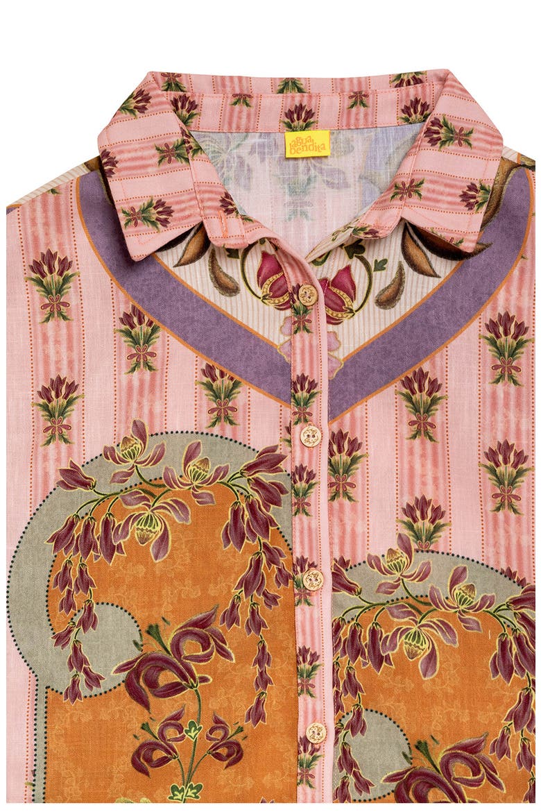 Kids' Clarabelle Button-Up Shirt, Alternate, color, RED MULTI
