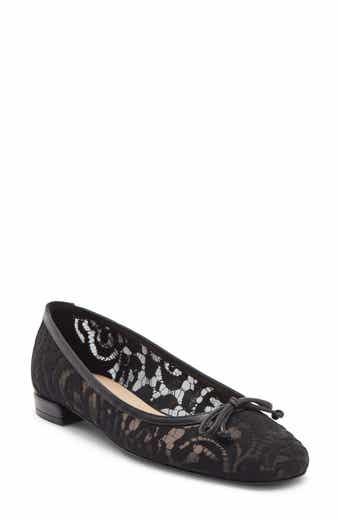 Stuart Weitzman Arabella Lace Ballet Flat