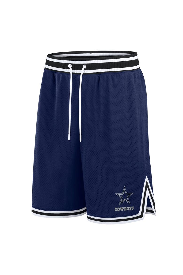 Men's Fanatics Navy Dallas Cowboys Elements Future Ground Mesh Shorts, Alternate, color, Navy