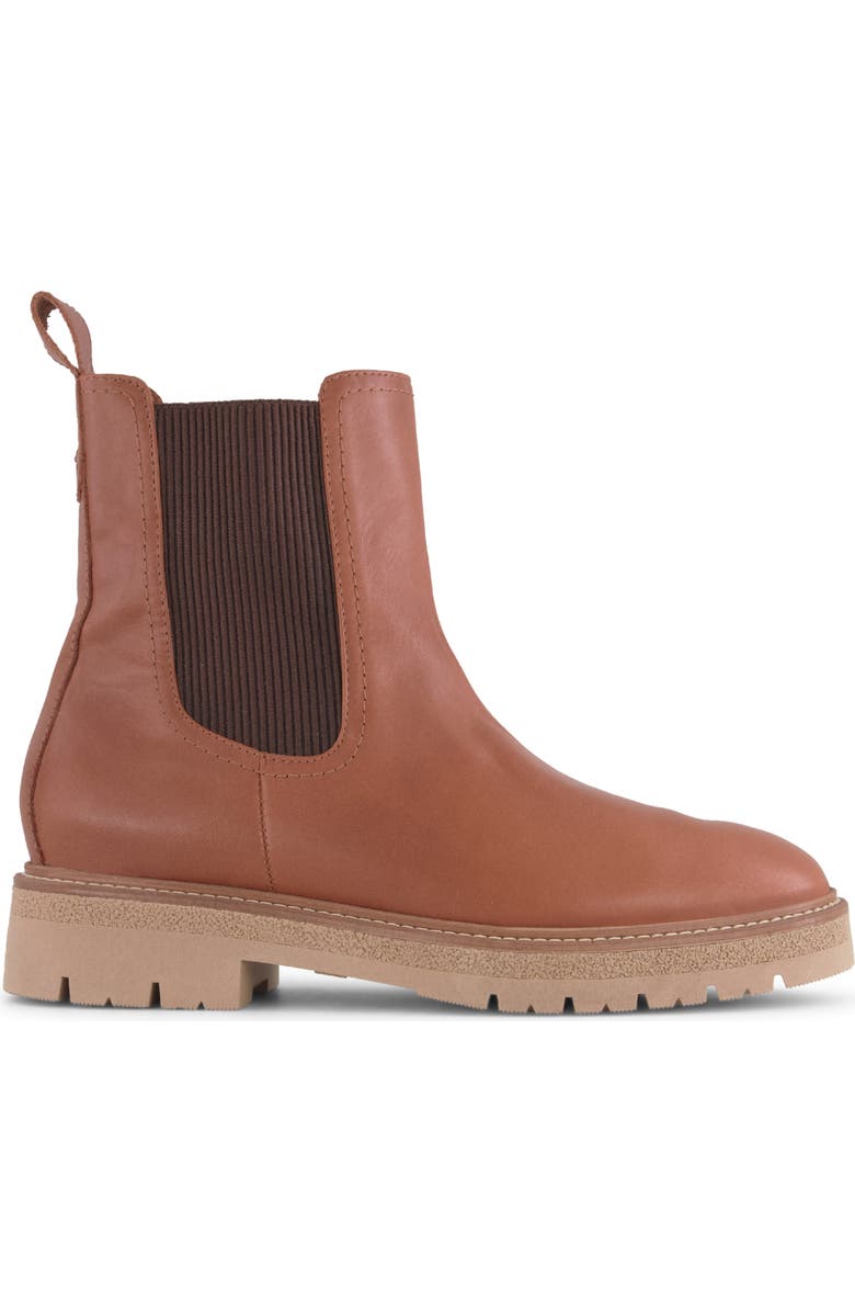 Naot Main Platform Bootie, Alternate, color, Peanut Brown Leather