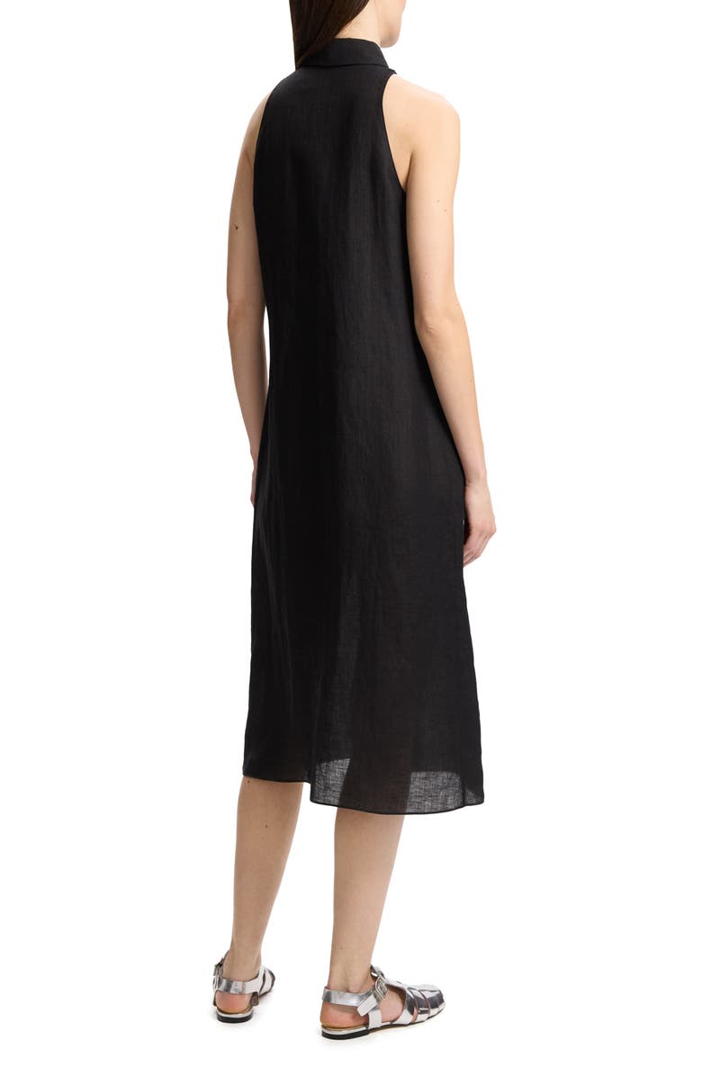 Theory Sleeveless Button-Up Midi Shirtdress, Alternate, color,