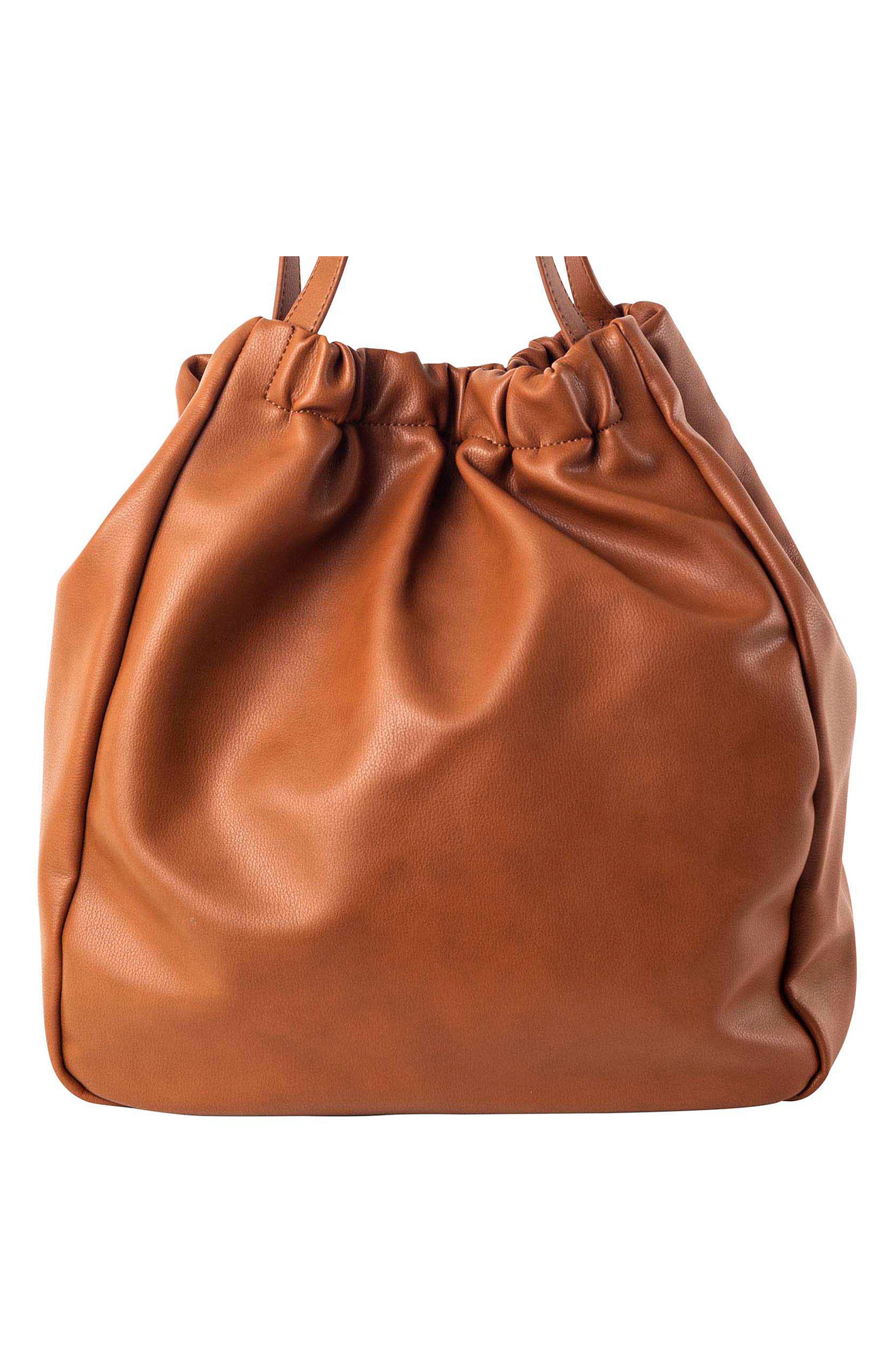 Urban Originals Paradise Vegan Leather Tote, Alternate, color, Tan