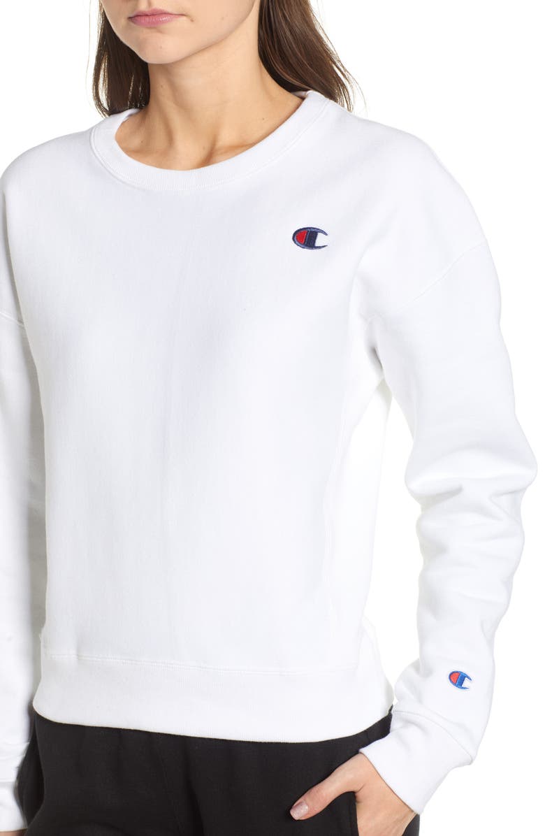 Champion Reverse Weave Crew Sweatshirt, Alternate, color, 