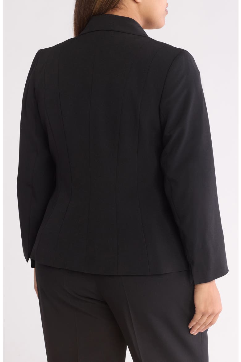 One Button Blazer, Alternate, color, BLACK