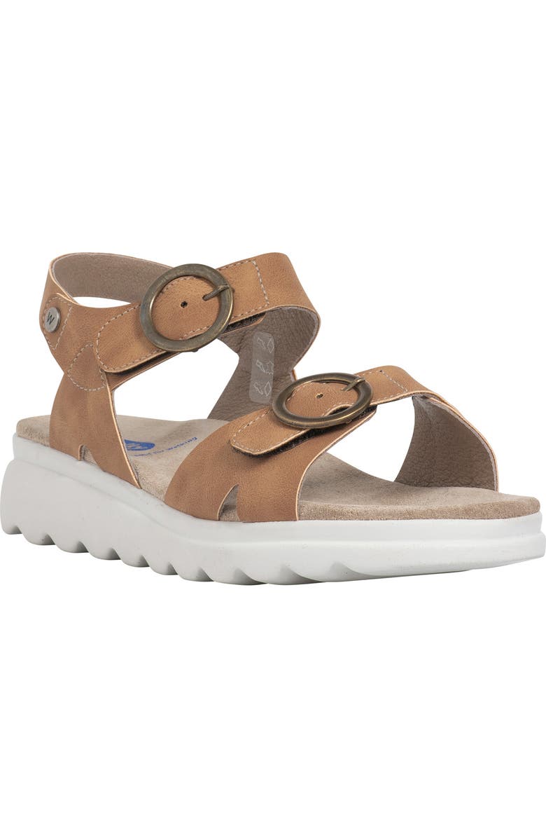 Wolky Voyage Ankle Strap Sandal, Main, color, Tan