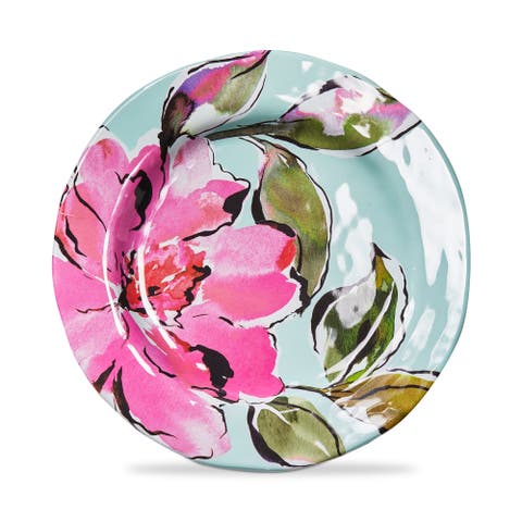 In Bloom Melamine Salad Plate Multi Melamine Spring