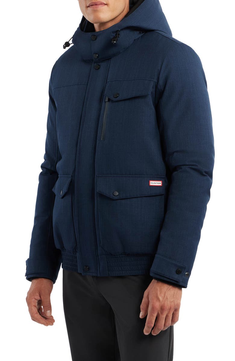 Hunter Liverpool Midweight Jacket, Alternate, color, Night Sky