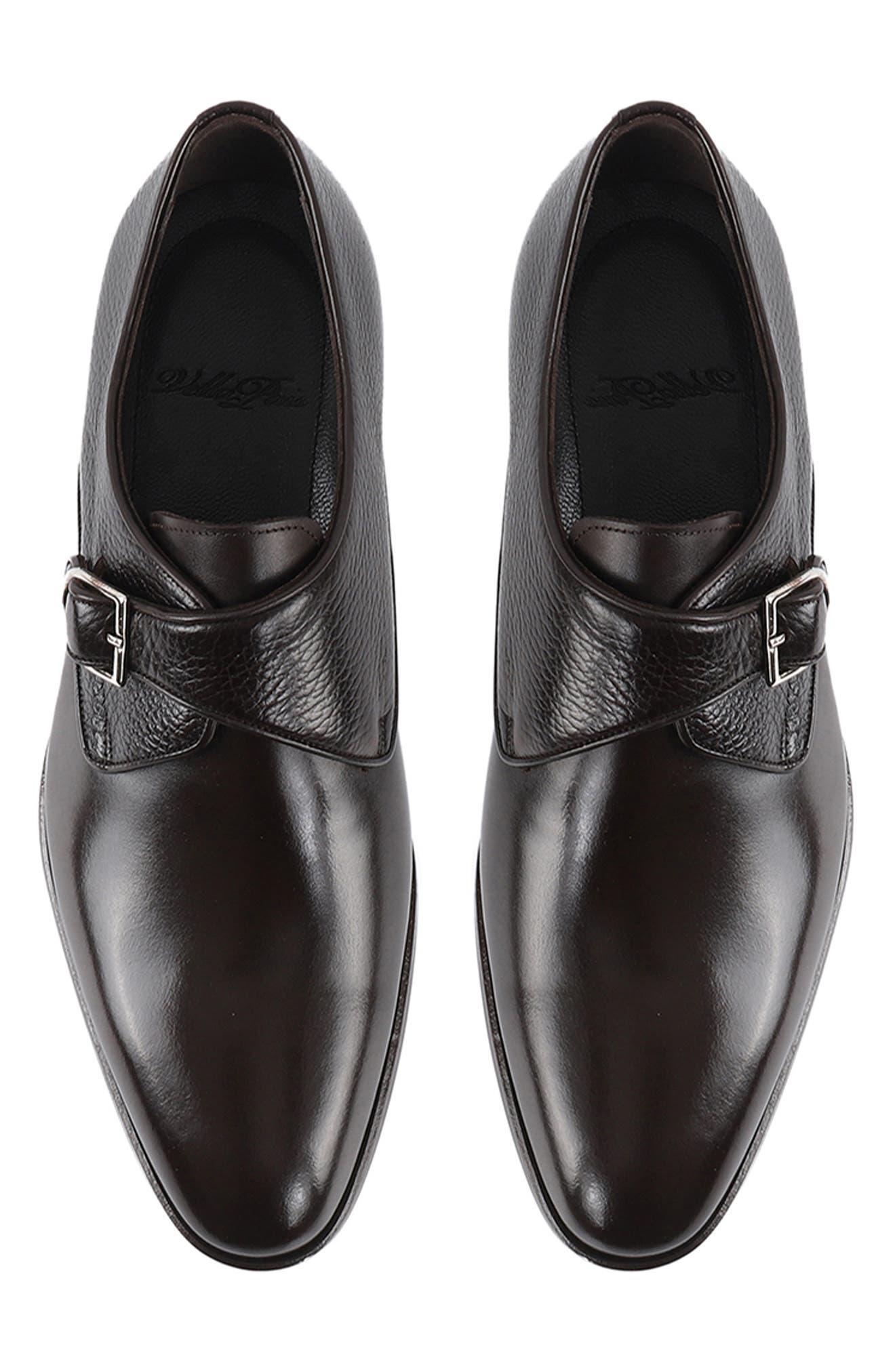 VELLAPAIS Ormy Buckle Loafer, Alternate, color, Dark Brown