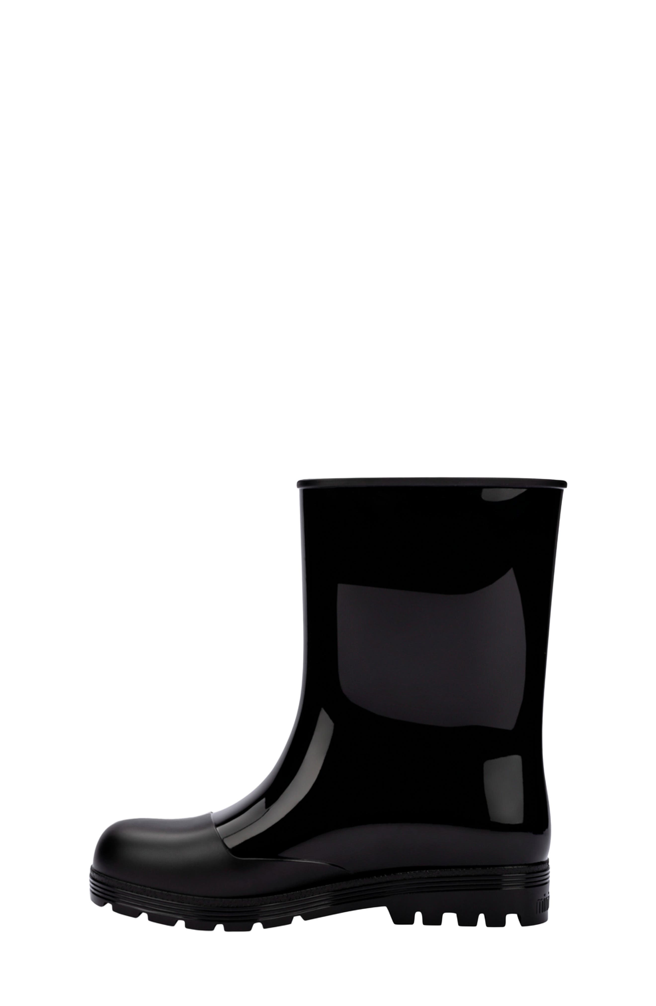 Melissa Kids' Welly Rain Boot, Alternate, color, Black