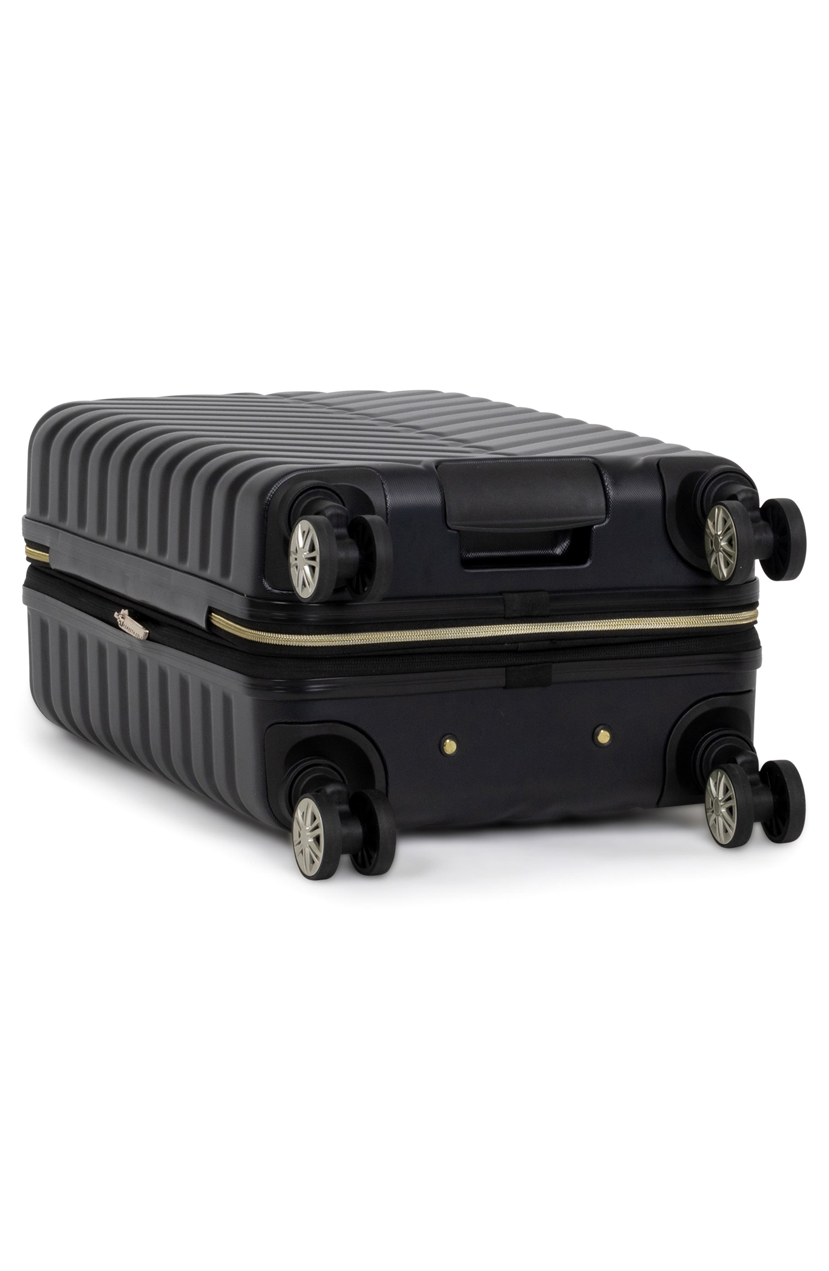 Kenneth Cole Madison Sophie 2-Piece Hardside Carry-On Luggage & Backpack Set, Alternate, color, Black