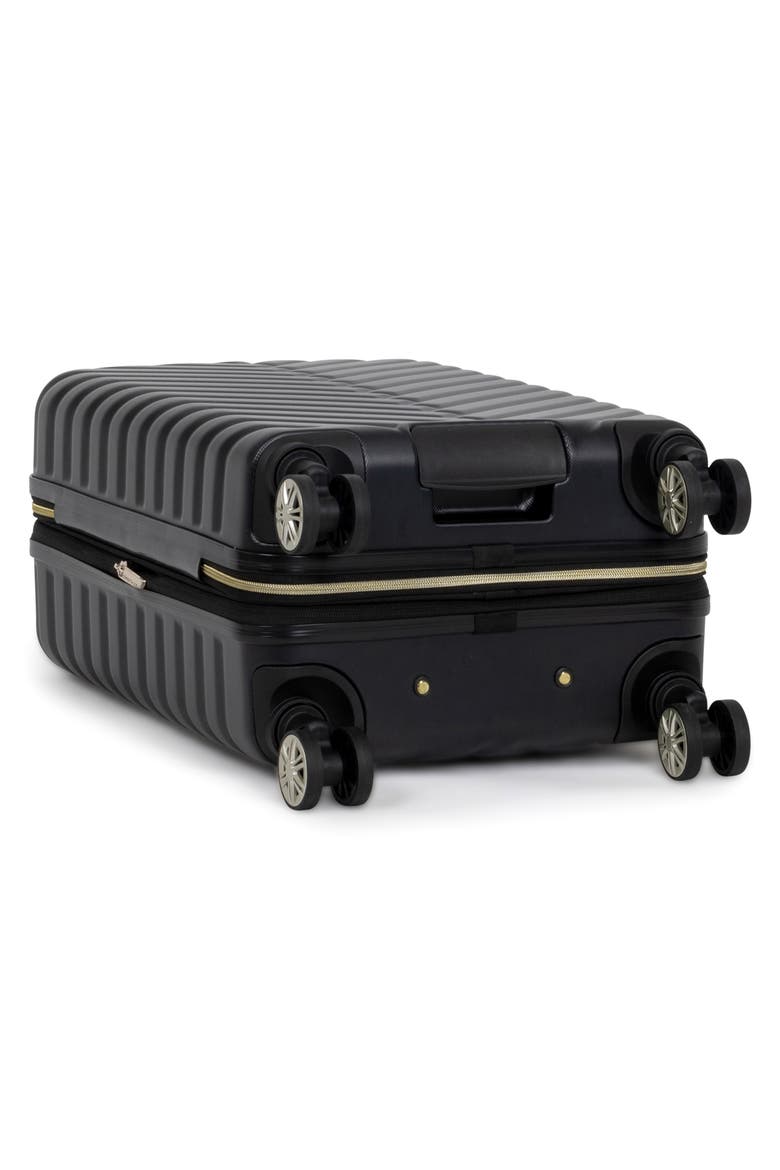 Madison Sophie 2-Piece Hardside Carry-On Luggage & Backpack Set, Alternate, color, BLACK