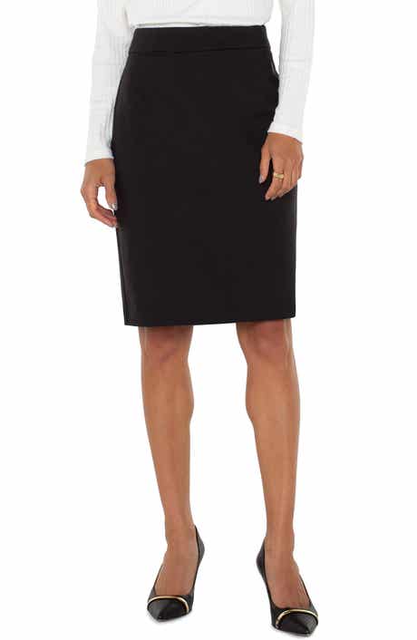 Liverpool Los Angeles Ponte Knit Pencil Skirt