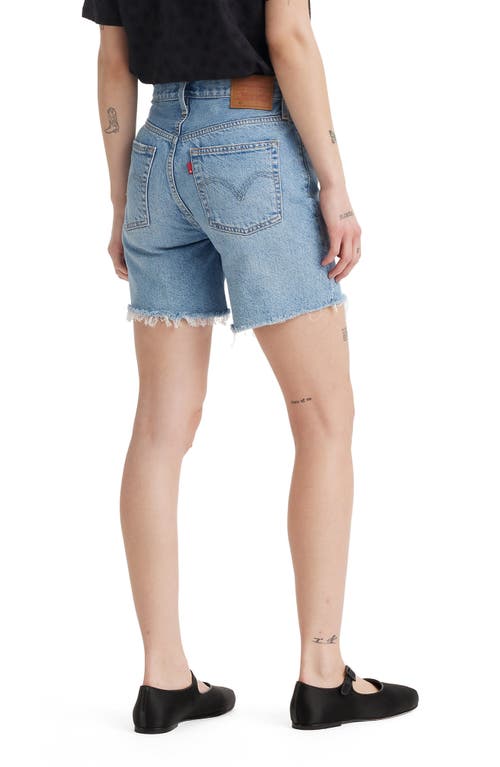 Levi's 501® Mid Thigh Denim Cutoff Shorts In Fun Flare Lightweight