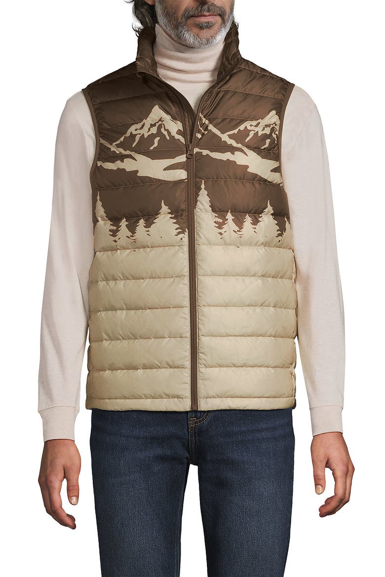 Wanderweight Ultralight Packable Down Vest, Alternate, color, Oyster Tan Mountain