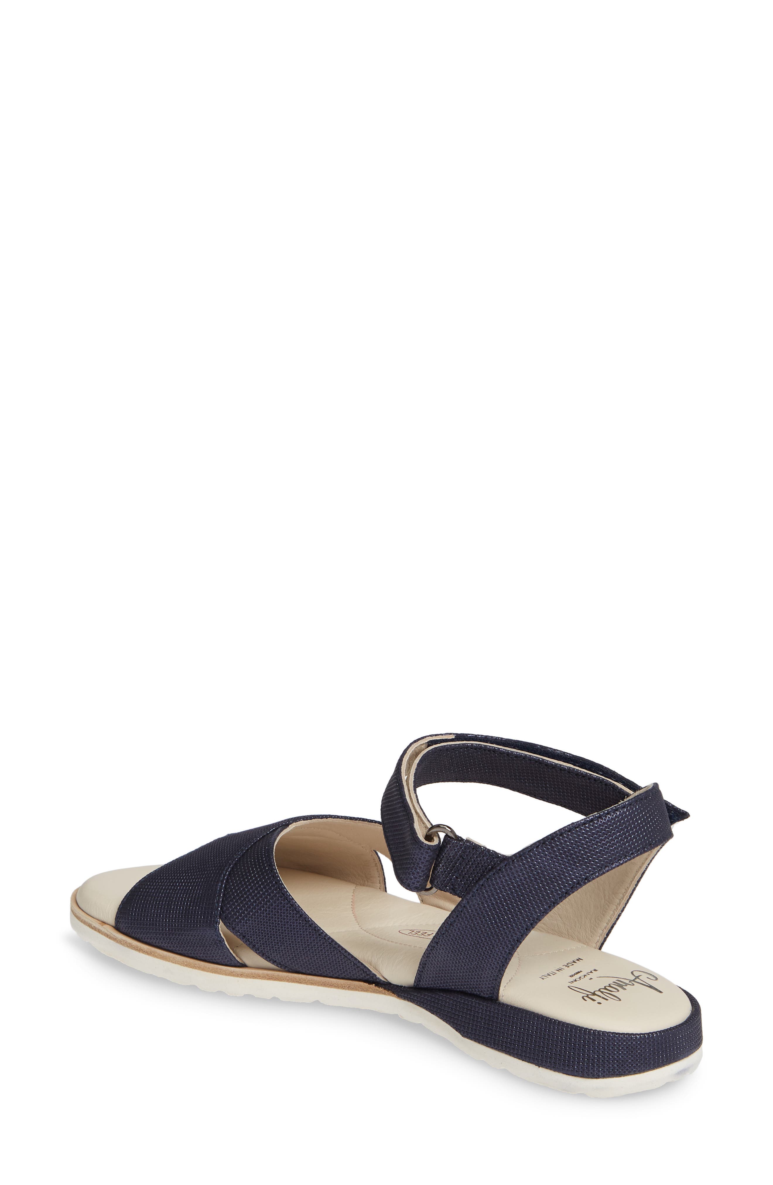 Bice Quarter Strap Sandal, Alternate, color, NAVY LEATHER