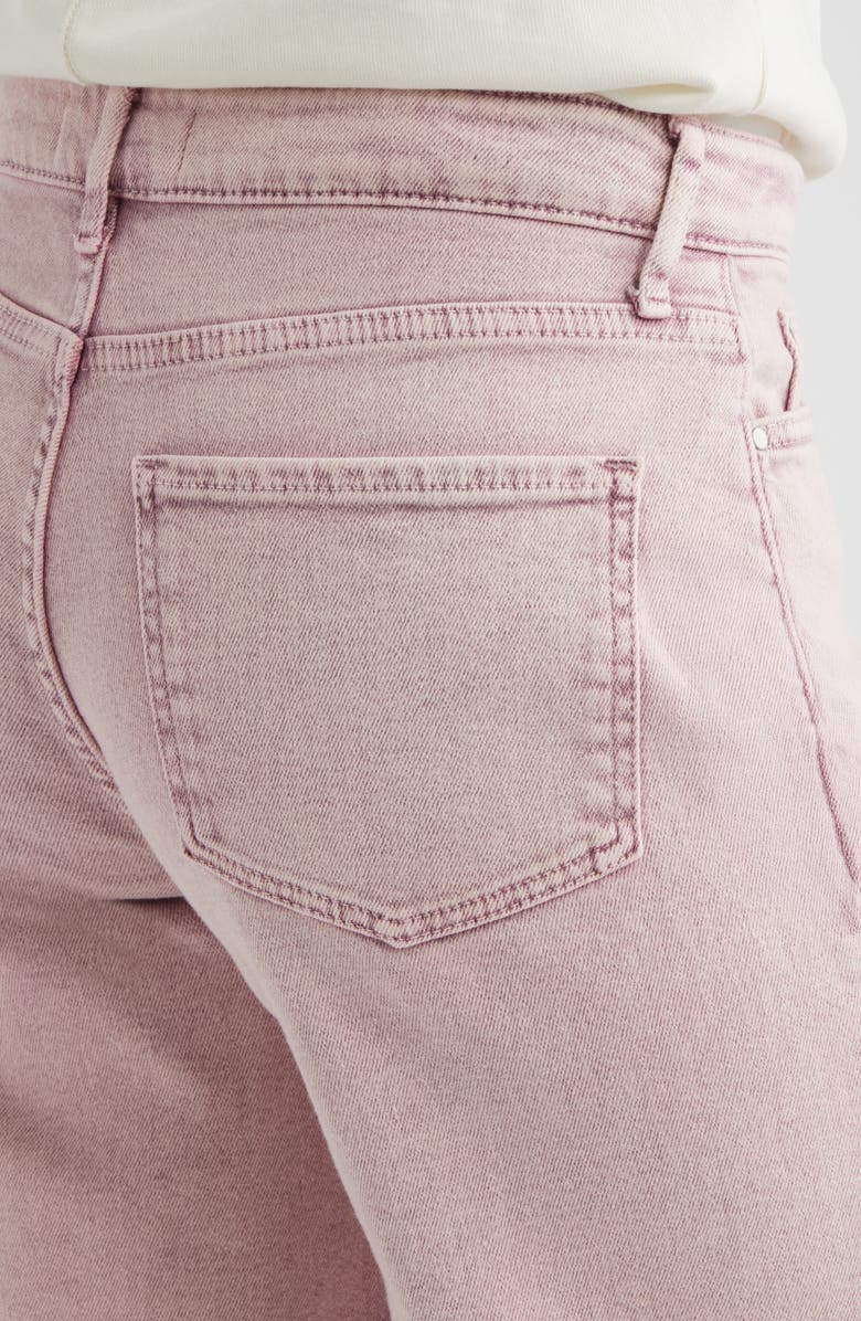 Treasure & Bond High Waist Wide Leg Jeans, Alternate, color, Pink Over Dye